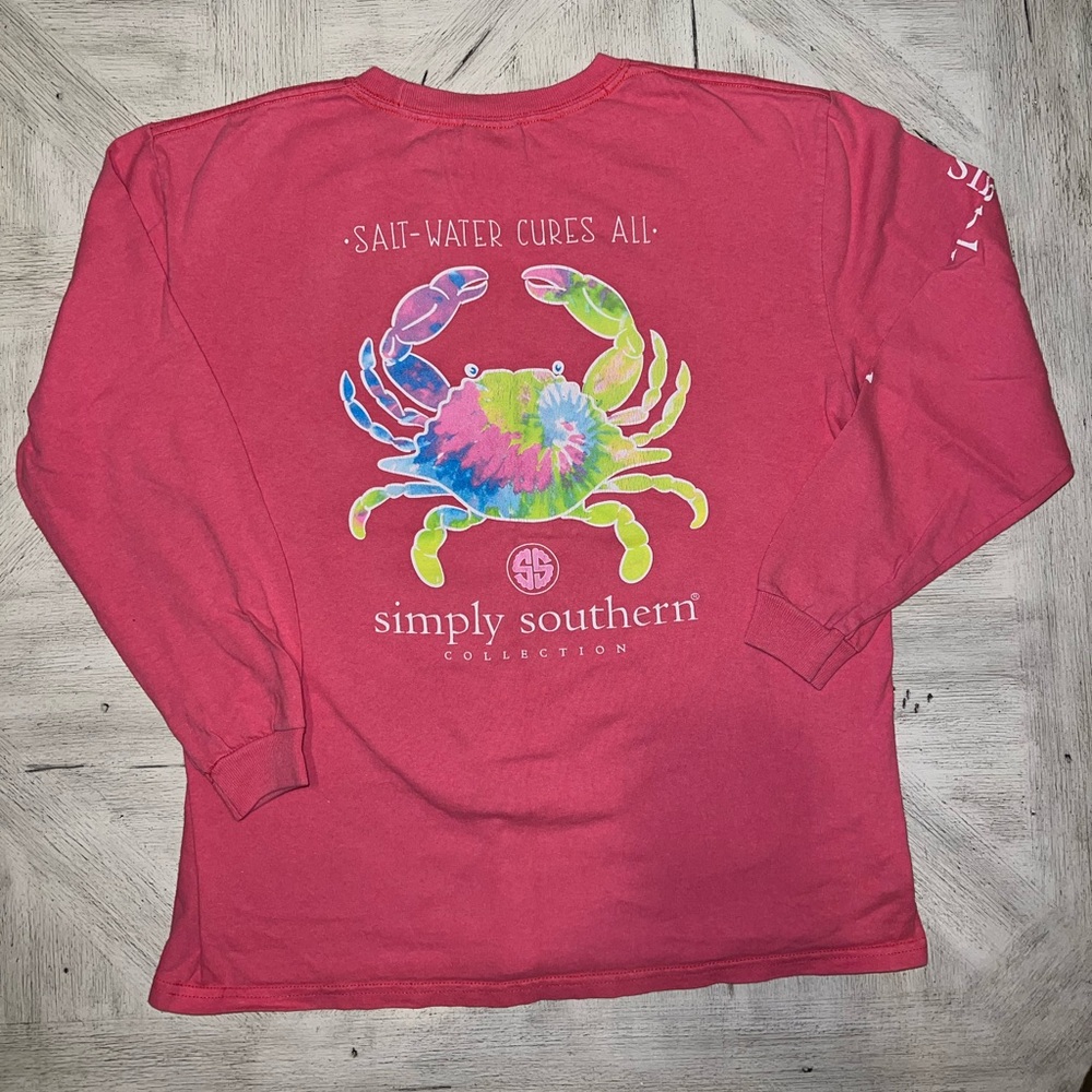 Simply Southern Girls T-Shirt, Size Youth Large